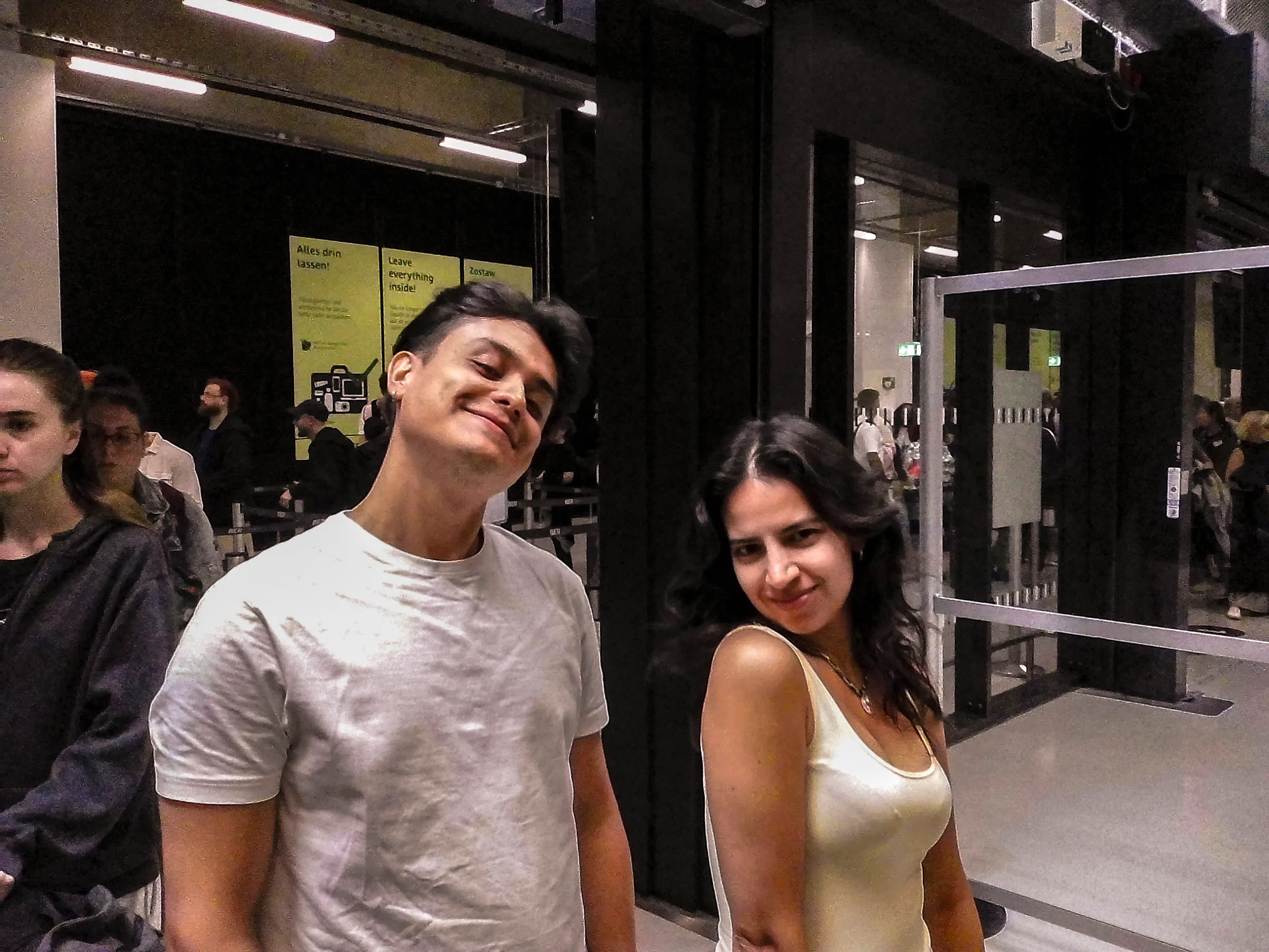 Mateo and Dani, on our second attempt to actually get to Barcelona.